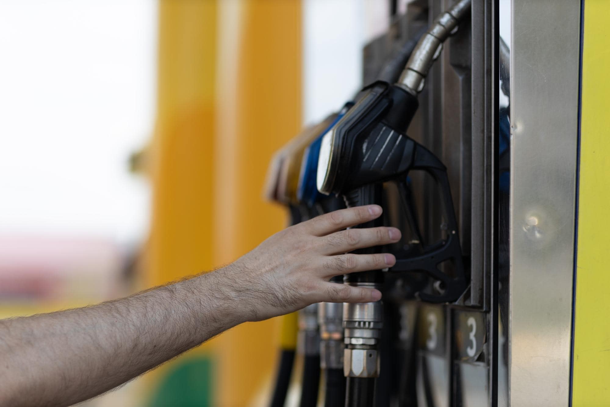 Posto de combustível representa a crise do diesel